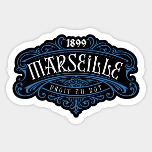 Marseille straight to the point Sticker